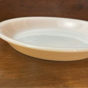 Peach Lustre Pie Plate